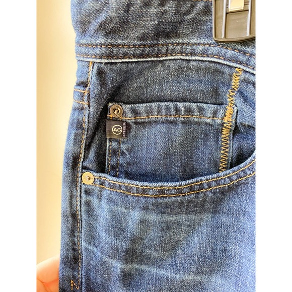 AG Adriano Goldschmied Men's Medium Wash The Portege Straight Leg Jeans sz 38X34 - Picture 8 of 10